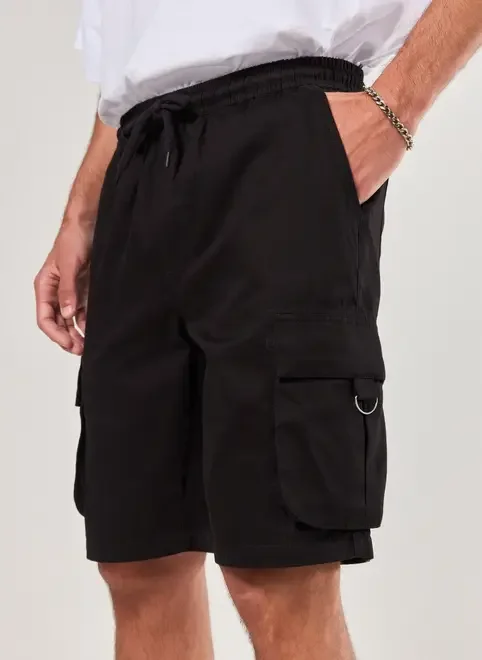 Bermuda Cargo Em Sarja