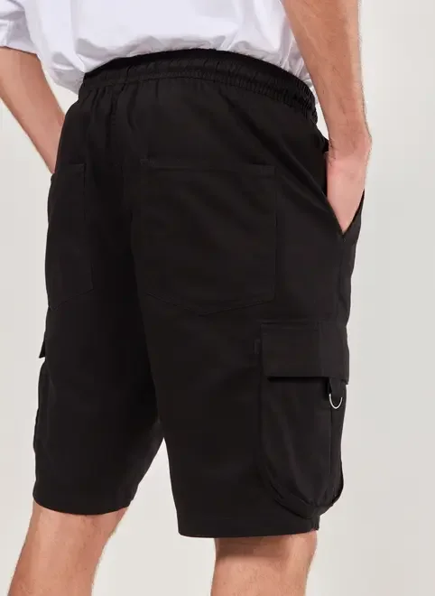 Bermuda Cargo Em Sarja