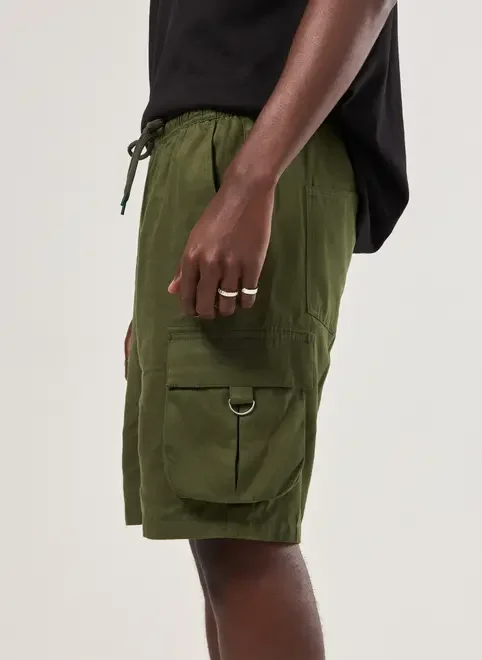 Bermuda Cargo Em Sarja