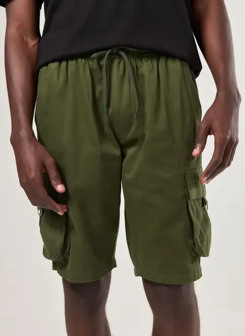 Bermuda Cargo Em Sarja