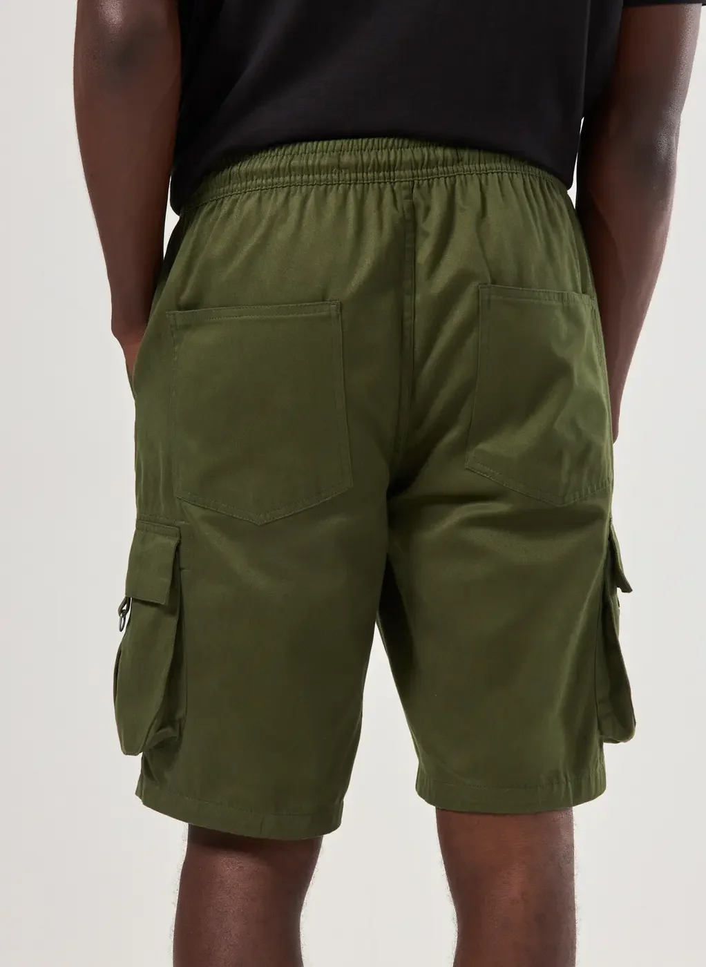 Bermuda Cargo Em Sarja