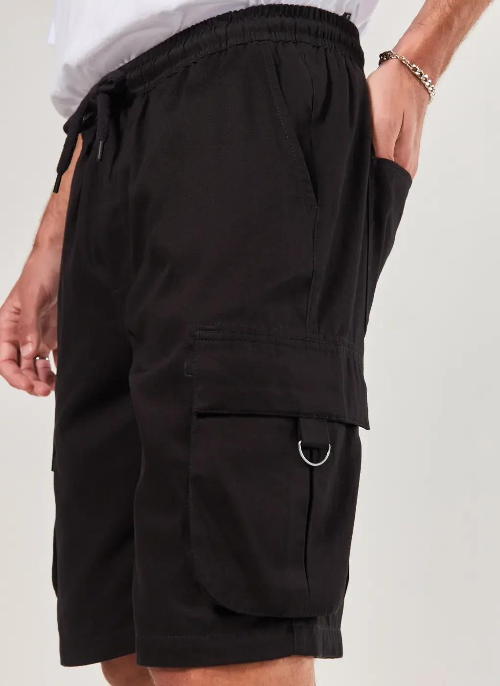 Bermuda Cargo Em Sarja