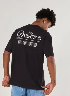 Camiseta Comfort Preta Director