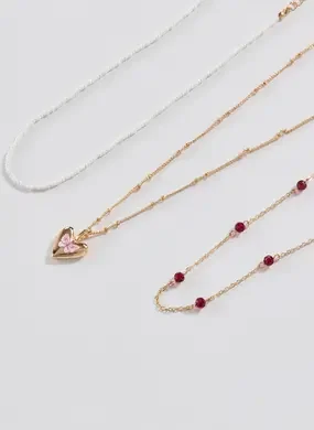 Conjunto 3 Colares Dourados Borboleta