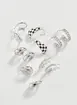 Conjunto Com 6 Brincos De Argola Pratedos