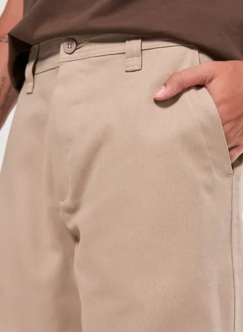 Calça Chino Baggy Sarja