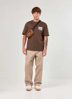 Calça Chino Baggy Sarja