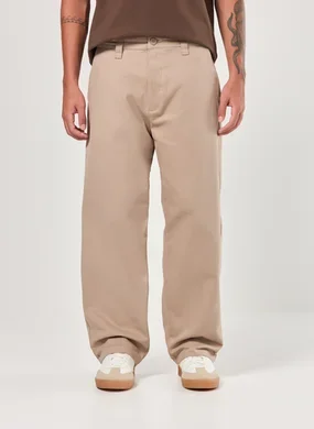 Calça Chino Baggy Sarja