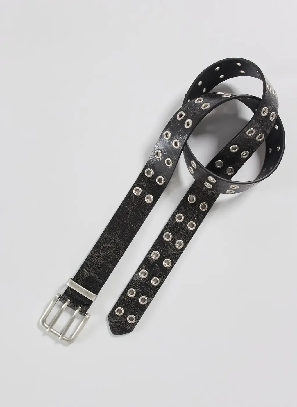 Cinto Poliuretano Preto Ilhoses