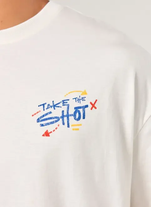 Camiseta Box Malhão Off-White Basketball