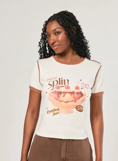 Camiseta Off-White Sorvete