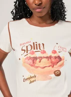 Camiseta Off-White Sorvete