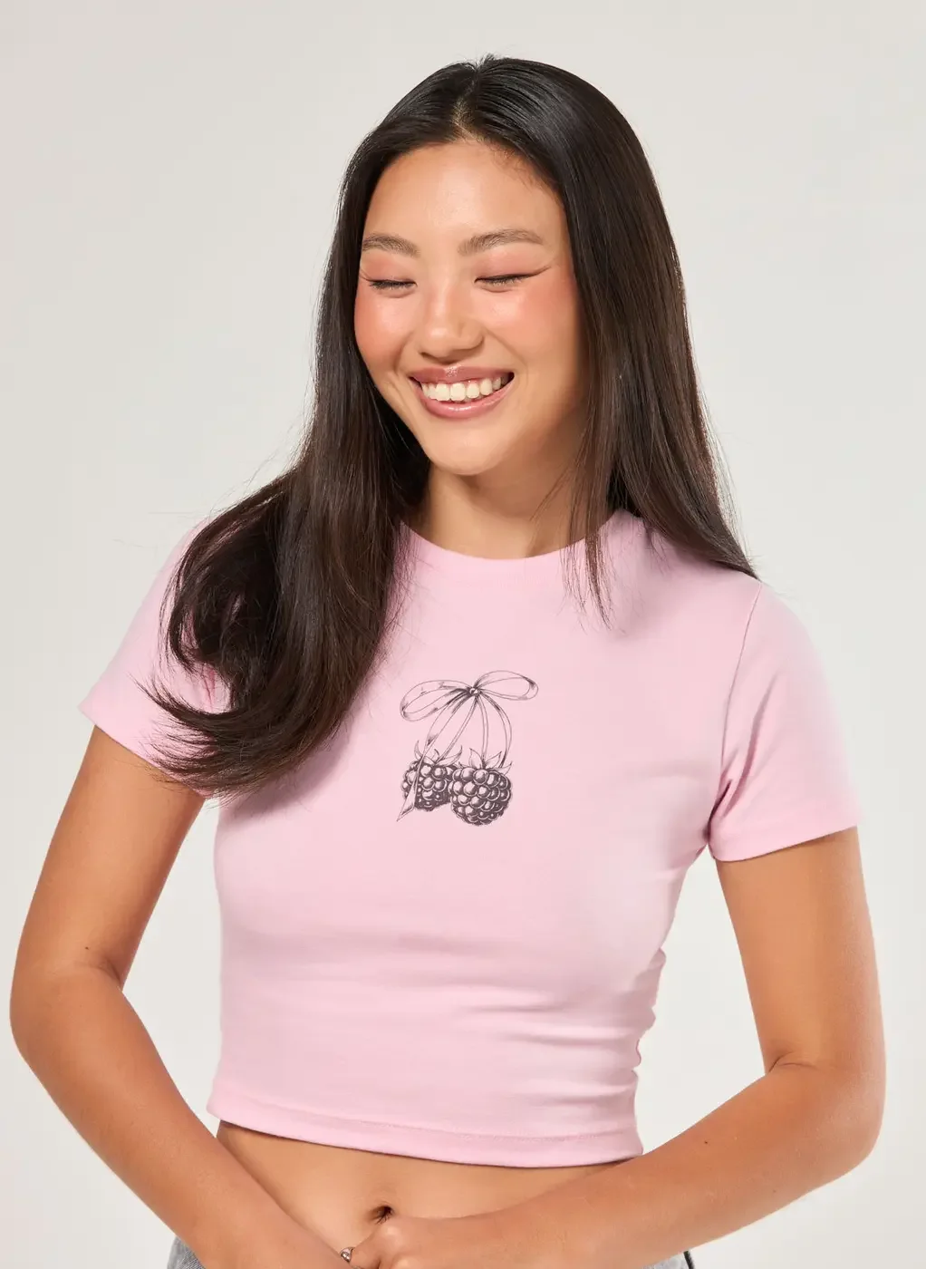 Mini Tee Rosa Amoras