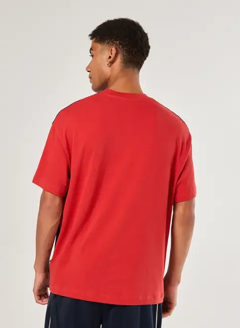 Camiseta Relaxed Vermelha Racer