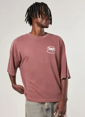 Camiseta Oversized Cropped Malhão Estampa