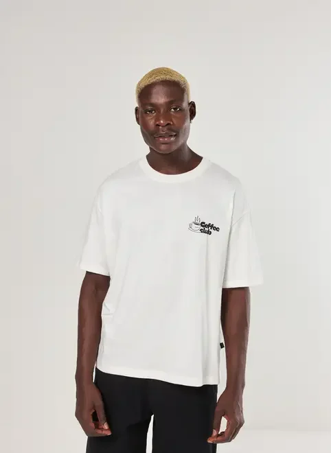 Camiseta Comfort Off-White Coffee