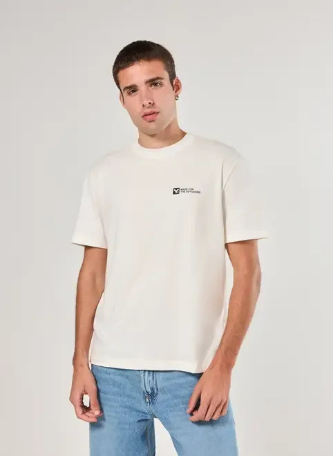 Camiseta Comfort Off-White Outdoor