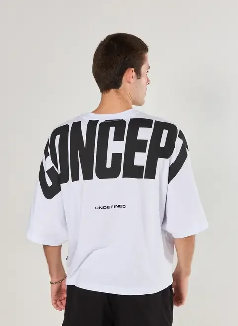Camiseta Oversized Cropped Malhão Concept
