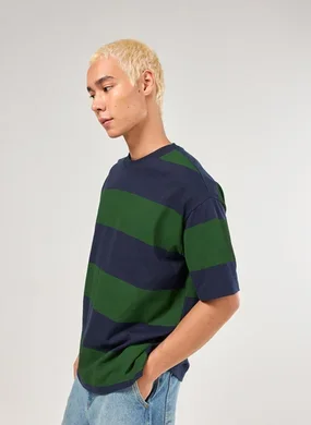 Camiseta Relaxed Malhão Listrada