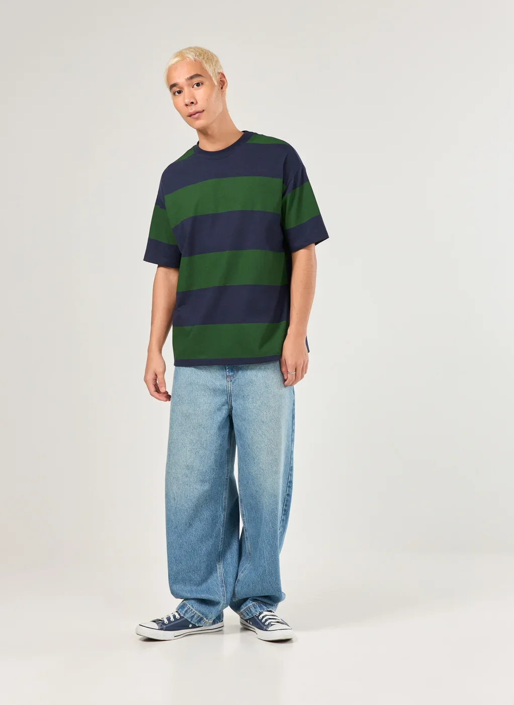 Camiseta Relaxed Malhão Listrada