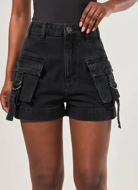Short Jeans Mom Cargo