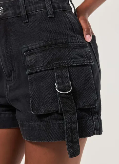 Short Jeans Mom Cargo