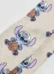 Meia Cinza Stitch Basquete