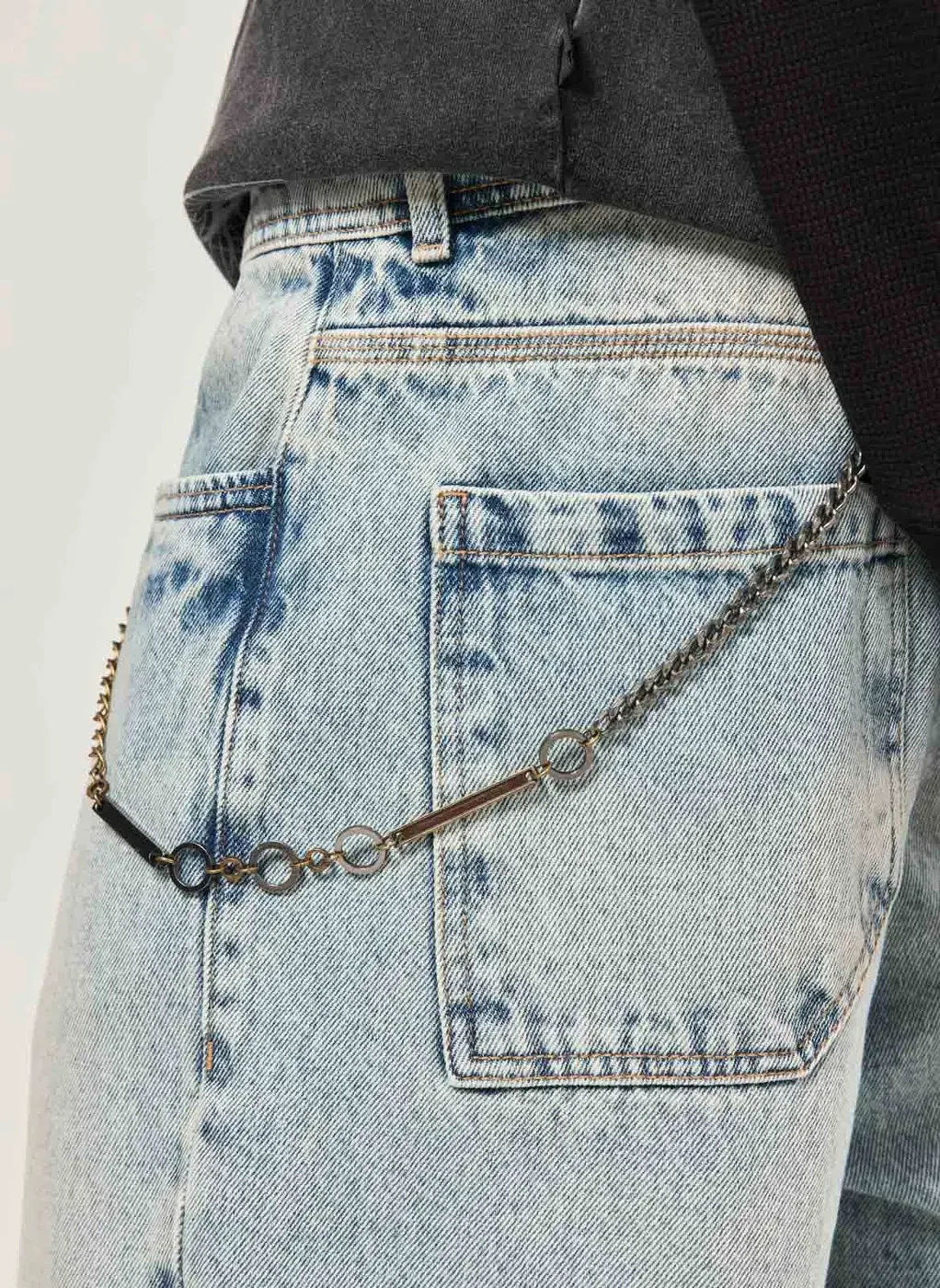 Corrente Para Calça Bronze