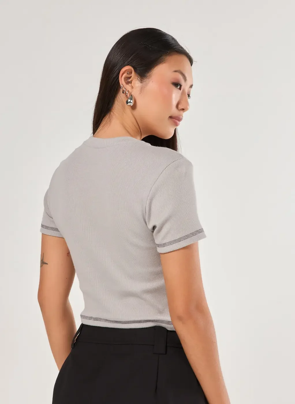 Mini Tee Cinza Stranger Things