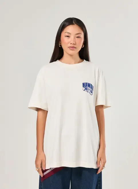 Camiseta Oversized Off-White Hawaii