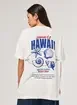 Camiseta Oversized Off-White Hawaii