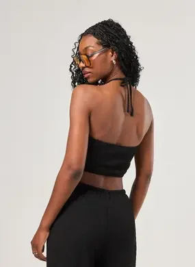 Blusa Texturizada Assimétrica Amarração