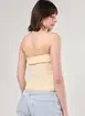 Blusa Tube Top Amarelo Manteiga