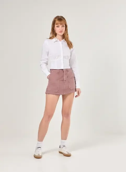 Camisa Corsetada Off-White