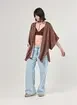 Kimono Marrom Estampa Boho
