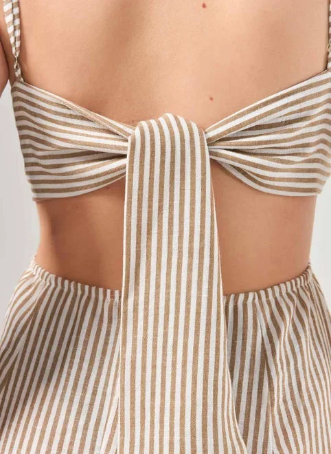 Vestido Longo Listras