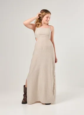 Vestido Longo Listras