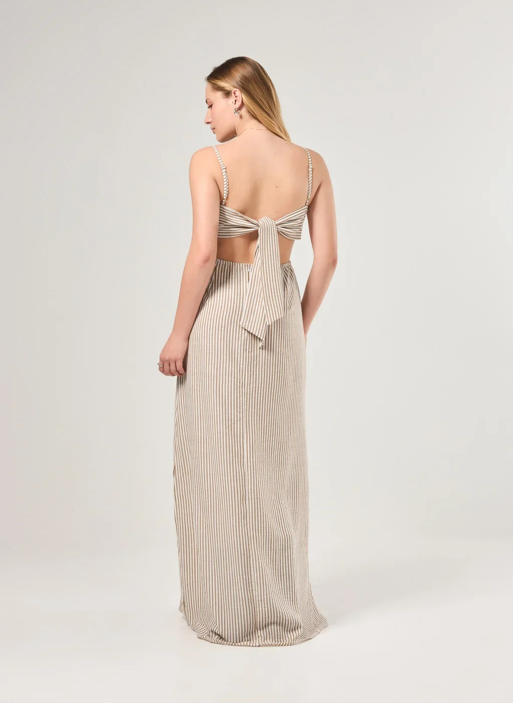 Vestido Longo Listras