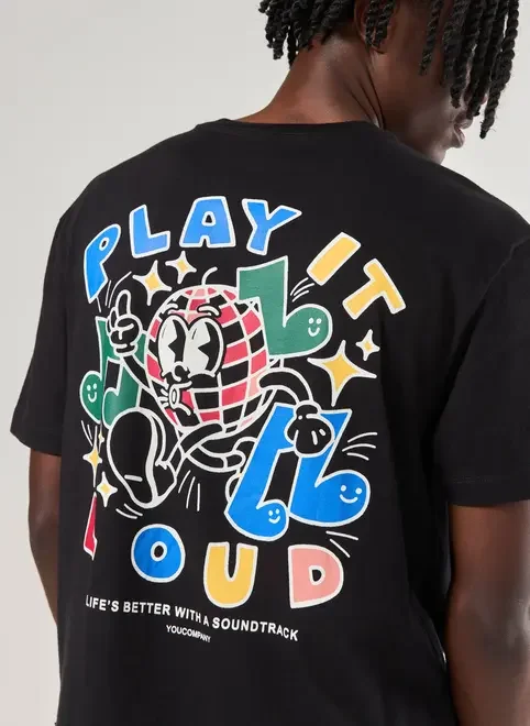 Camiseta Comfort Malhão Estampa Costas