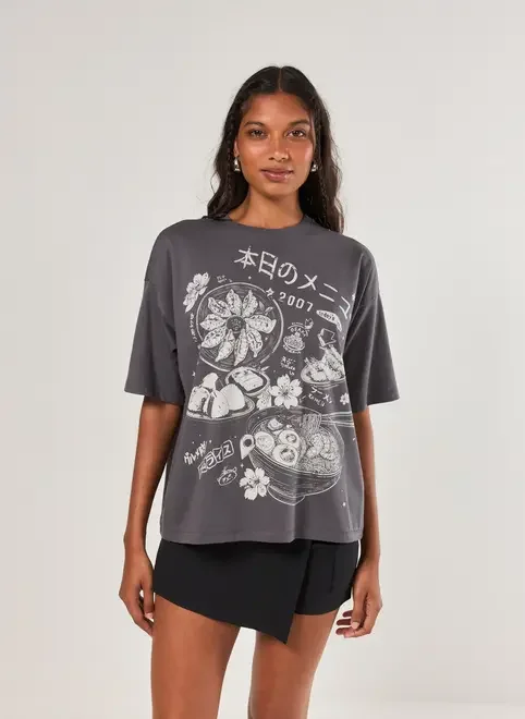 Camiseta Box Chumbo Comidas Asiáticas