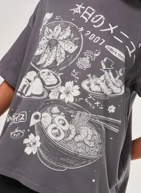 Camiseta Box Chumbo Comidas Asiáticas