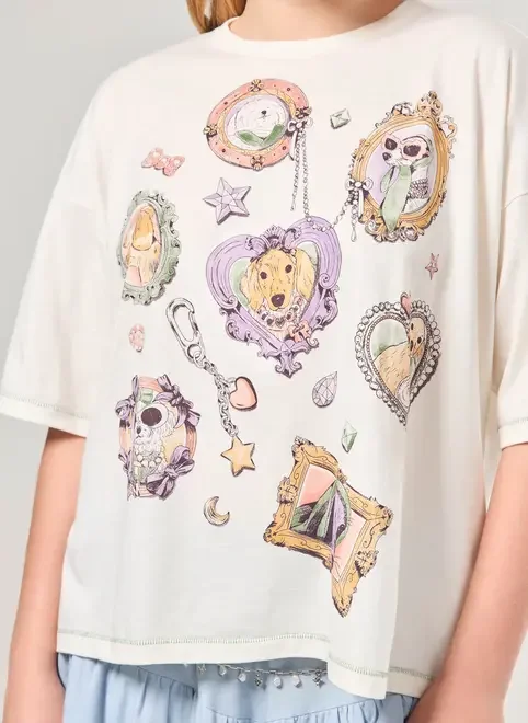 Camiseta Box Retratos Cachorrinhos