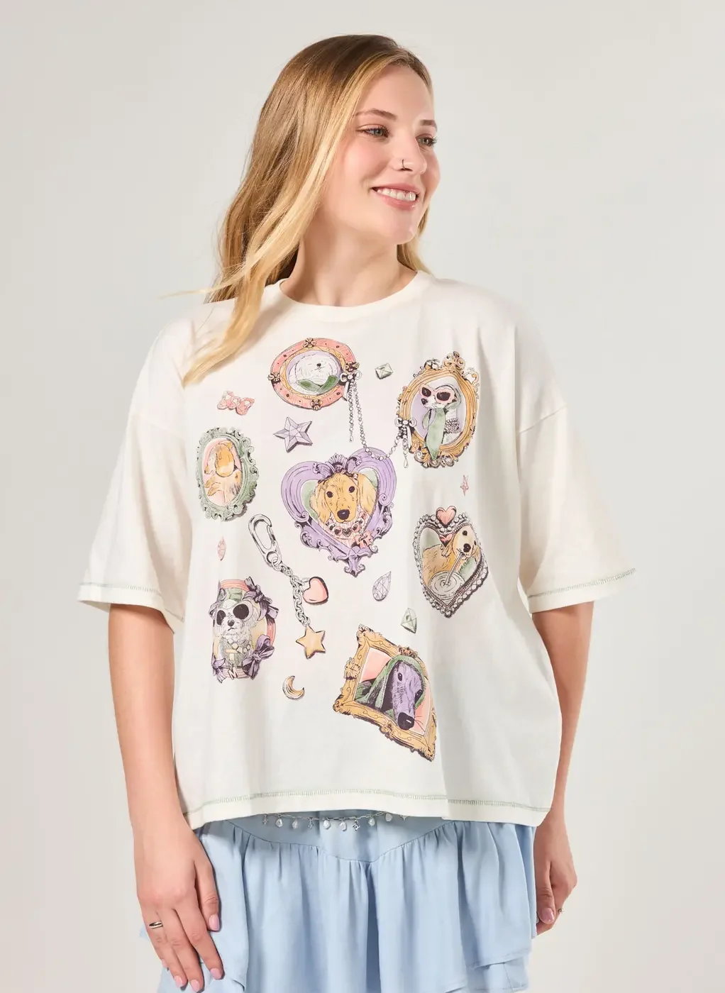 Camiseta Box Retratos Cachorrinhos