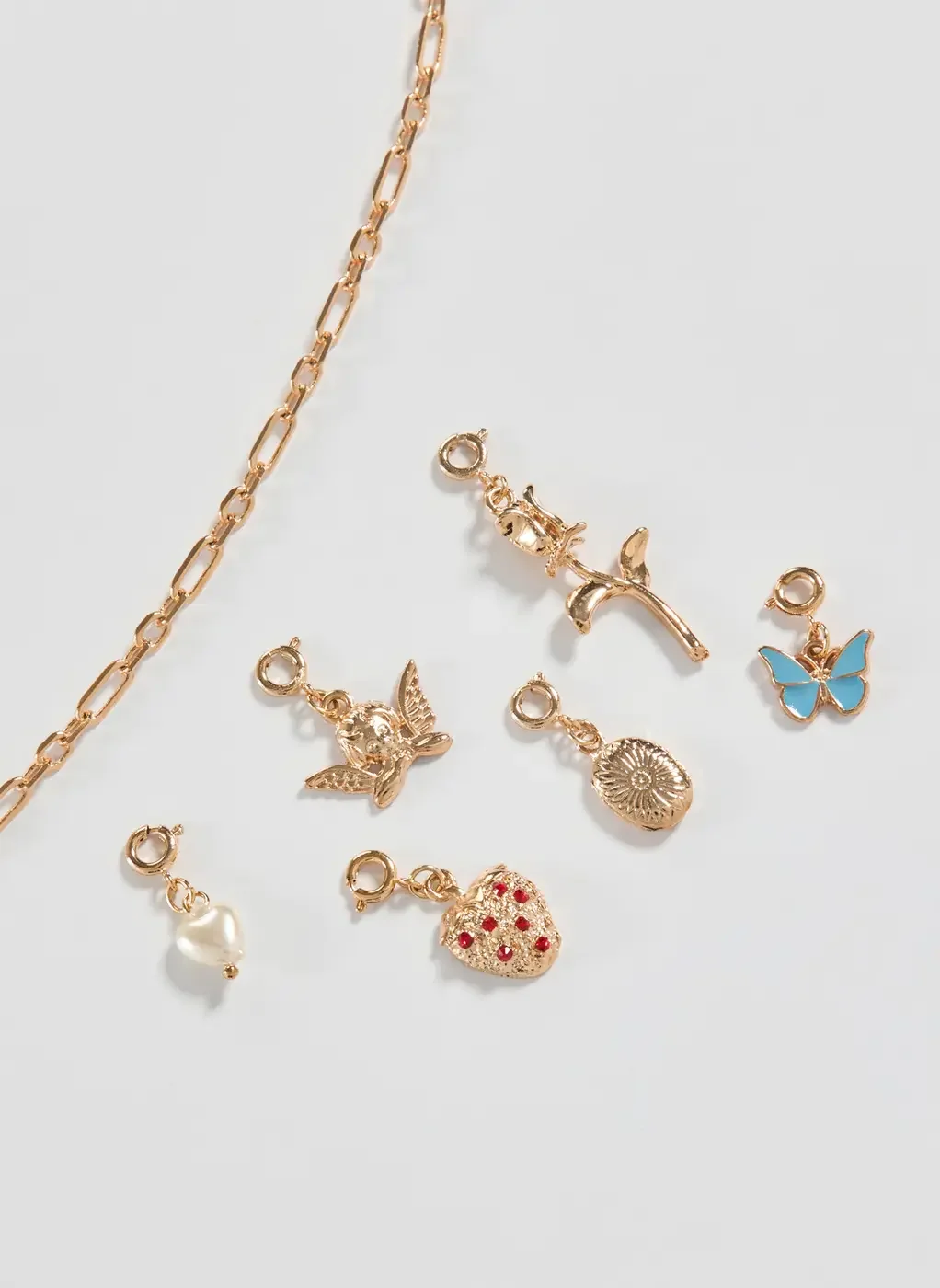 Colar Dourado Pingentes Personalizáveis