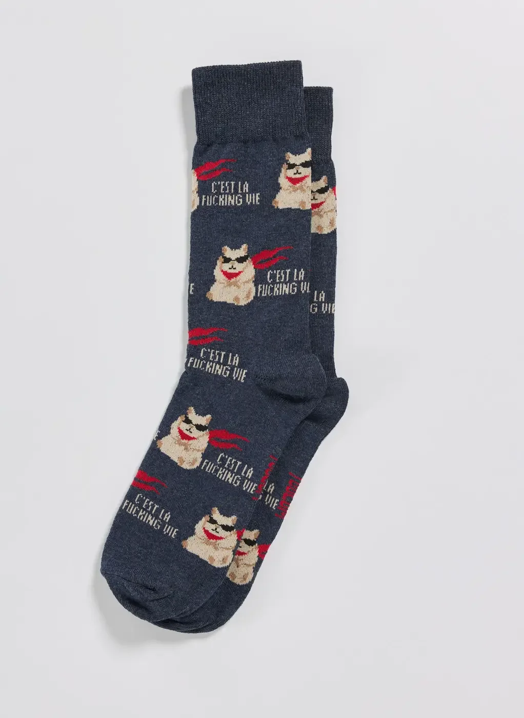 Meia Marinho Hamster Óculos De Sol