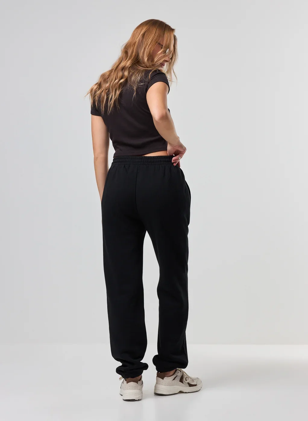 Calça De Moletom Jogger Elástico