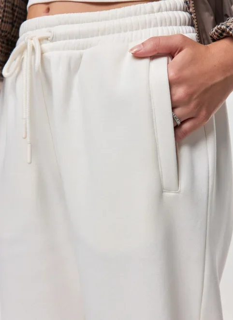 Calça De Moletom Jogger Elástico