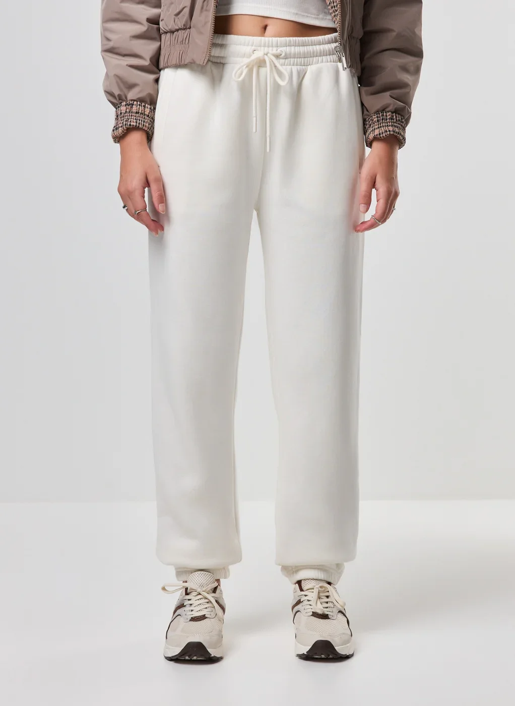 Calça De Moletom Jogger Elástico