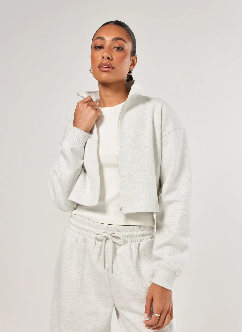 Moletom Cropped Gola Alta Runners