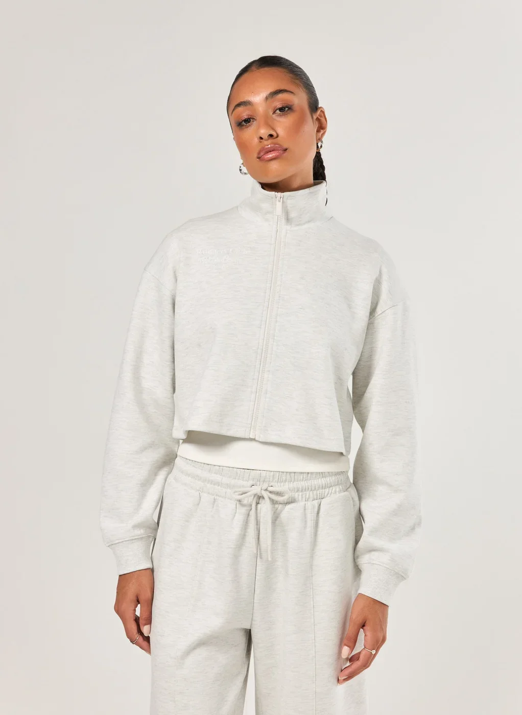 Moletom Cropped Gola Alta Runners